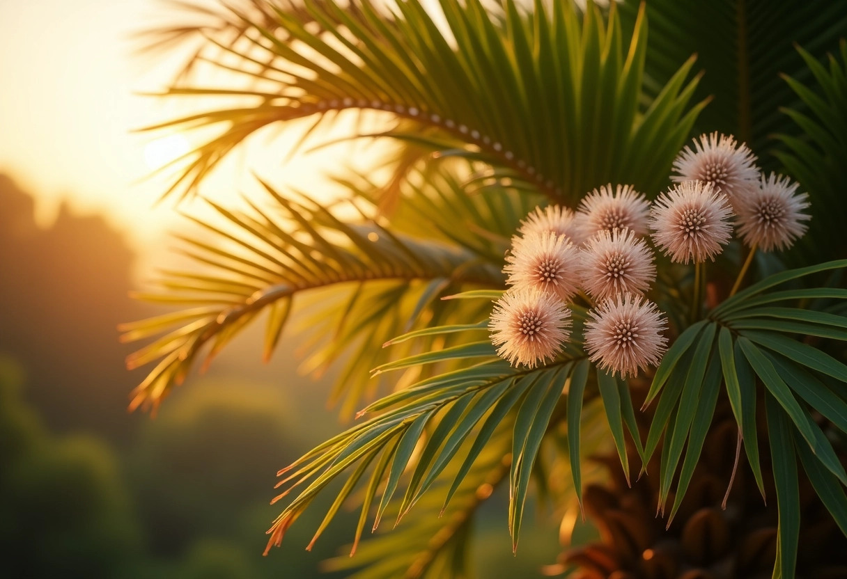 fleur palmier