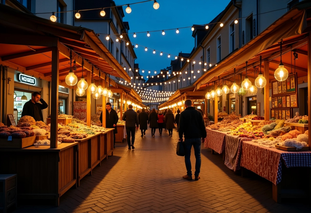 marché nocturne landes