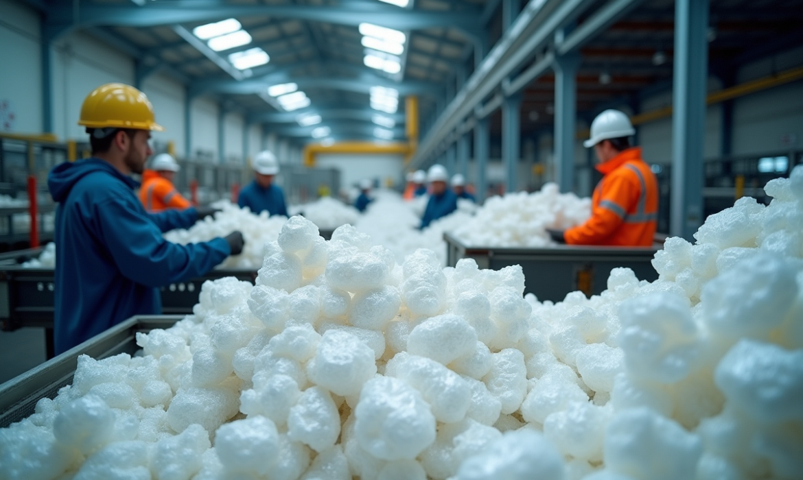 Polystyrène : comment optimiser son recyclage pour réduire l’empreinte carbone