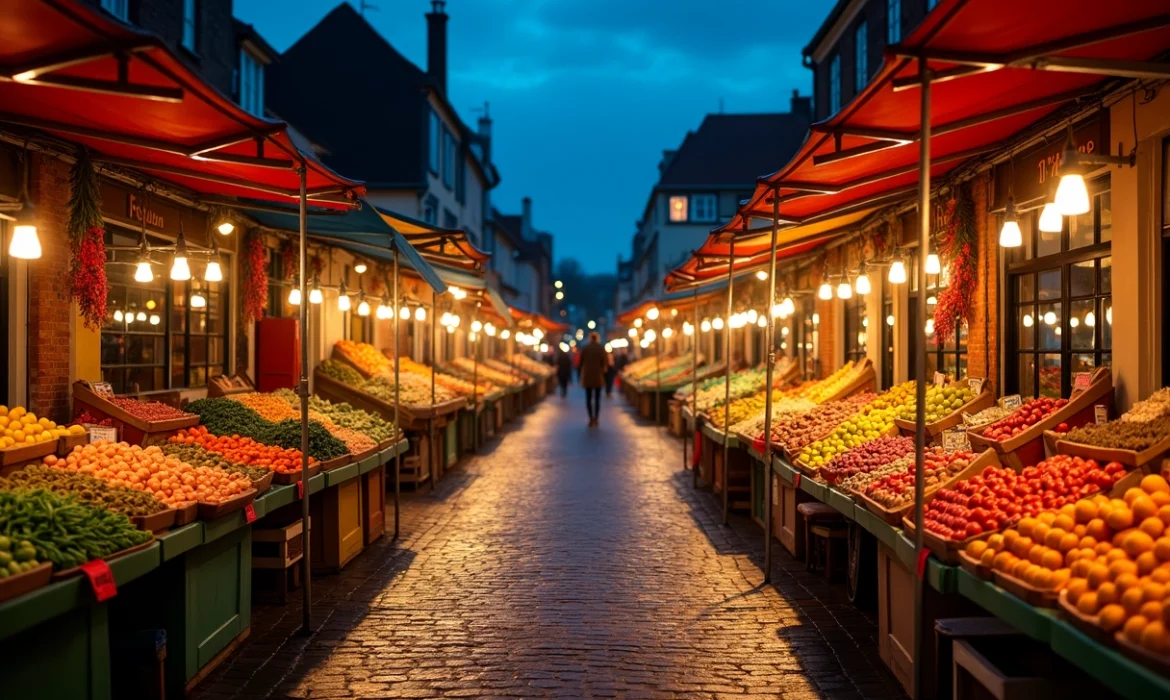 À la découverte des marchés nocturnes envoûtants des Landes