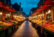 À la découverte des marchés nocturnes envoûtants des Landes