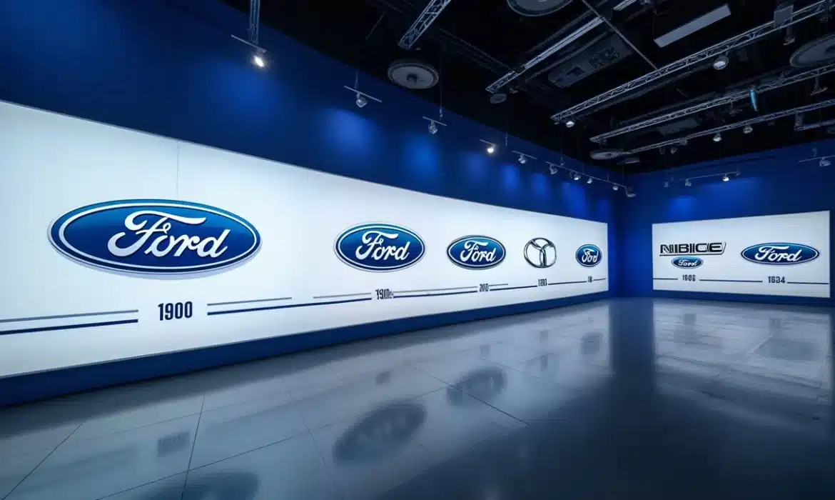 Étude des métamorphoses du logo Ford au fil des décennies